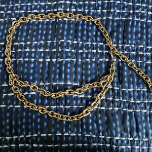 Gold finish link (chain) belt